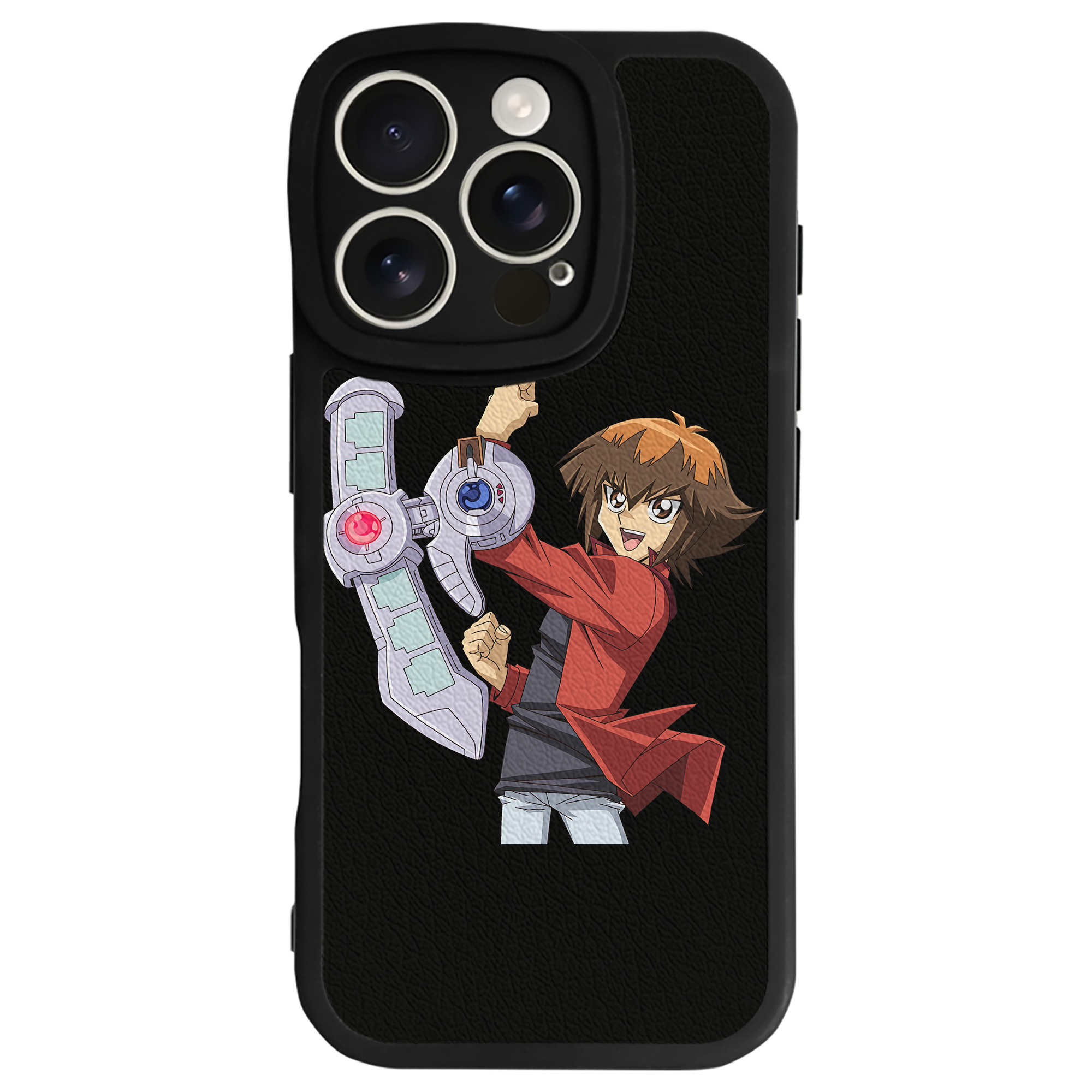 （画像用） 遊☆戯☆王 Yu-Gi-Oh! 【iPhone 16シリーズ対応】シリコンスマホケース（レザー調） 材質：シリコン